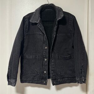 Forever 21 reversible Jean Teddy Jacket